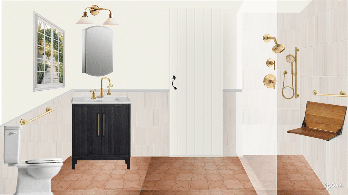 Guest Bathroom Vanity 2 designed by Alanna Murray