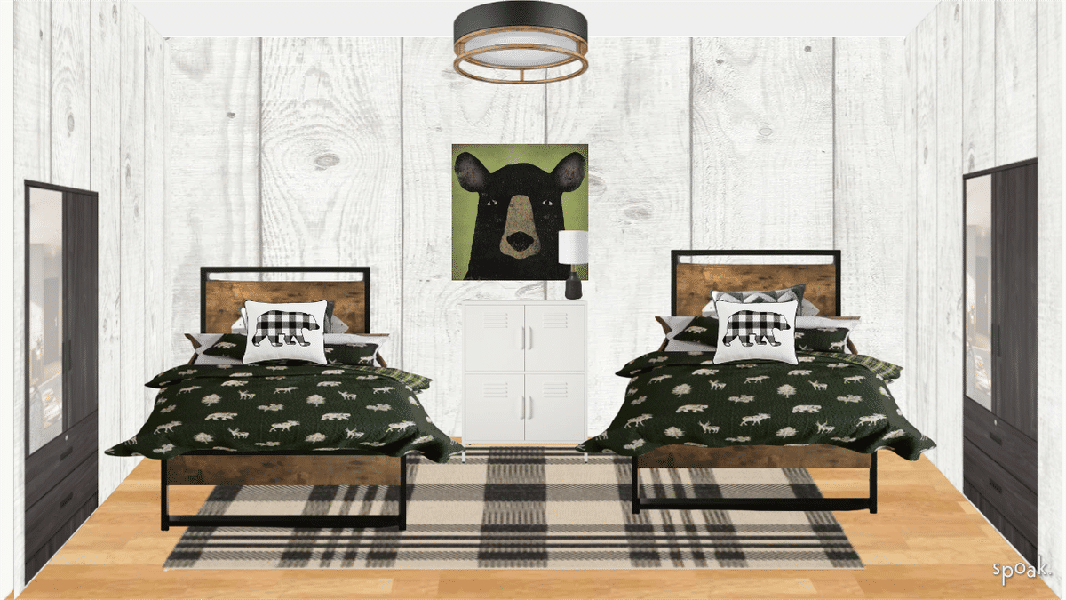 bdrm4/twins designed by sallie tyler