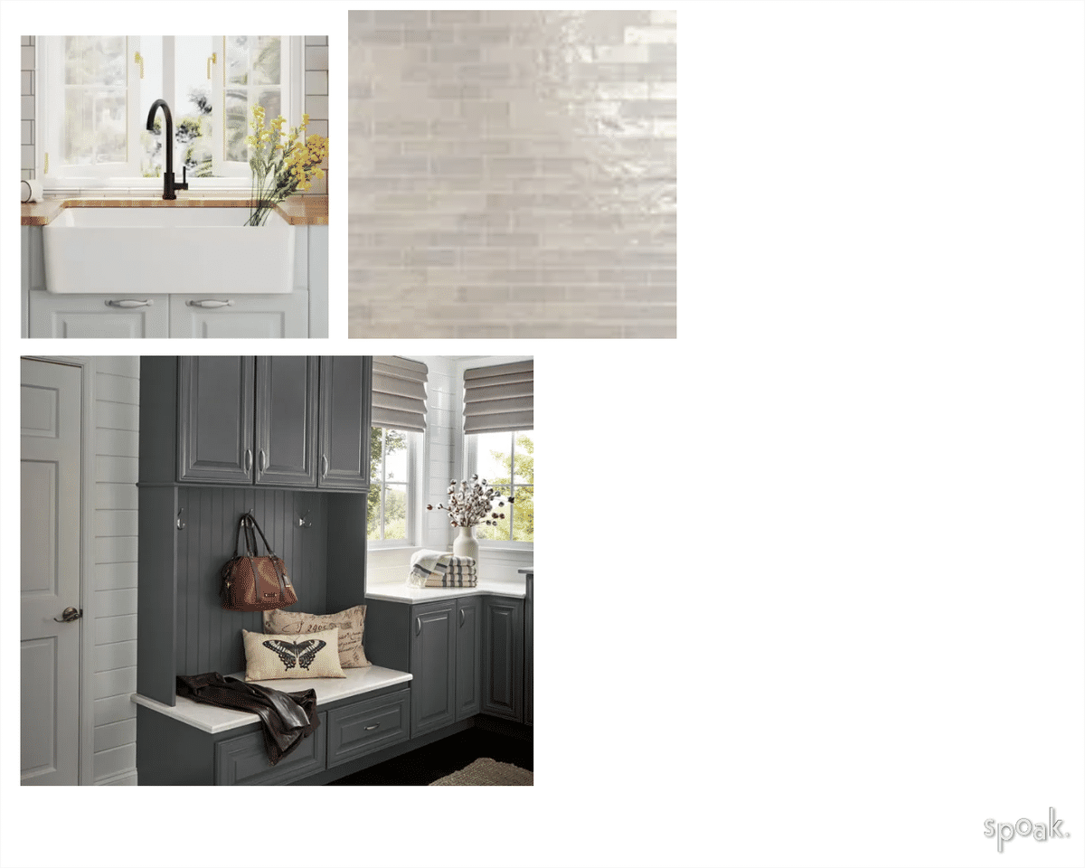 Kitchen Mood Board designed by Tia Johnson