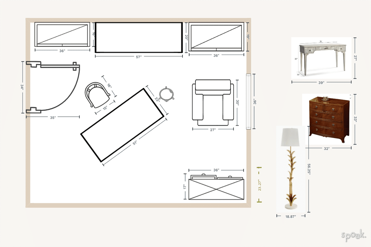 Kitchen Plan designed by rebecca castro