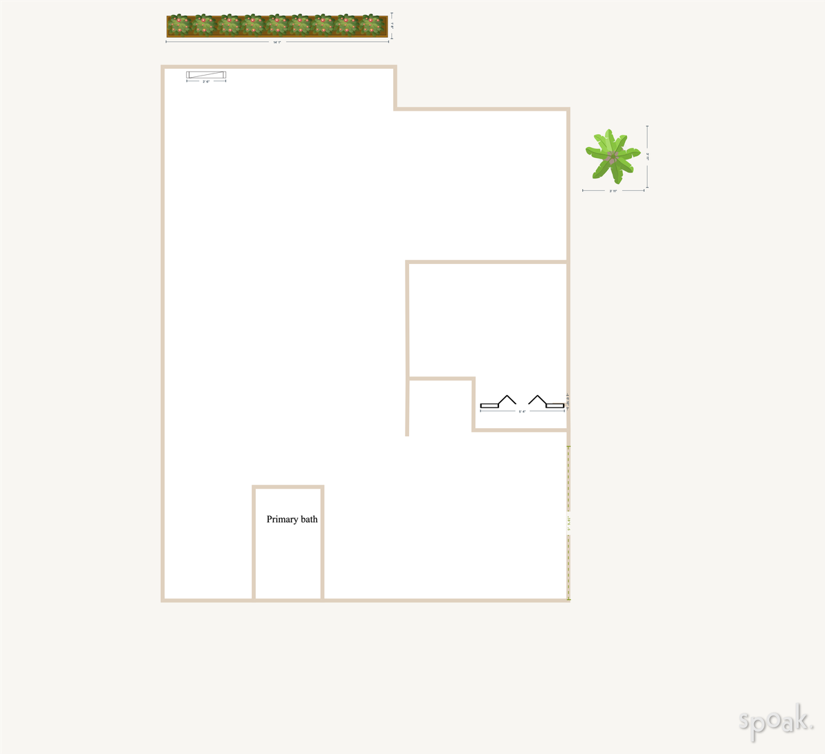 Three Bedroom House Layout designed by Amy Nielsen