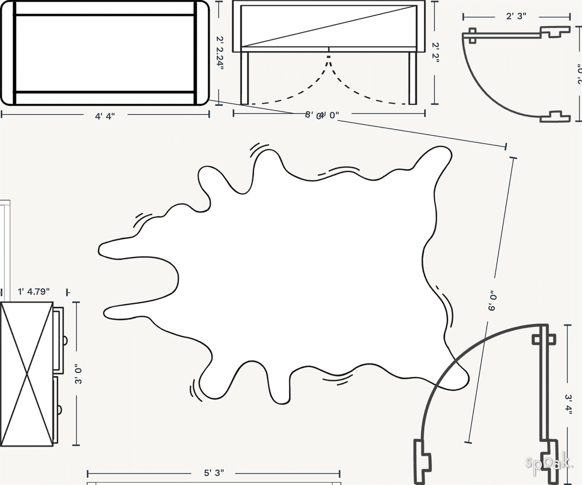 Nursery Layout designed by Cassandra Sherman