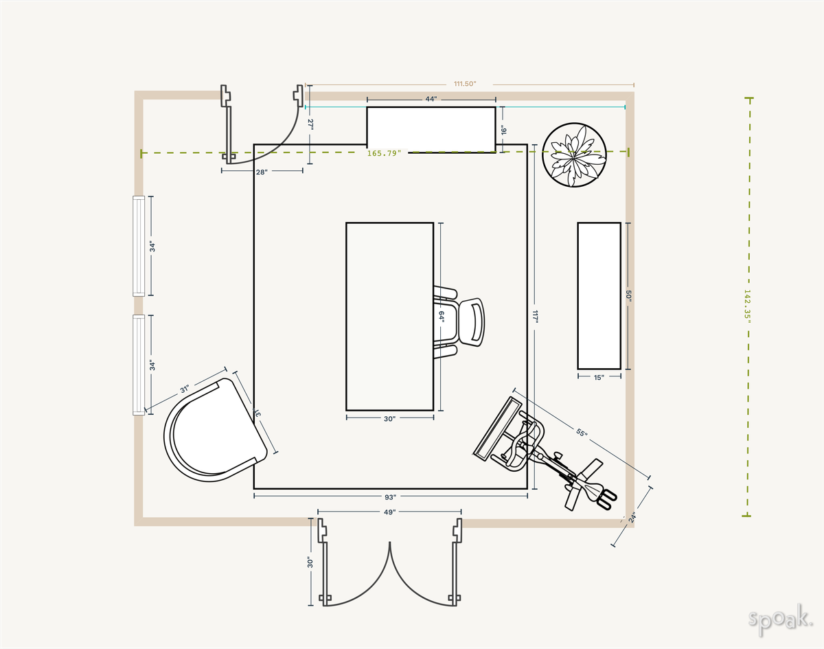 Study Layout designed by Cameron Getter