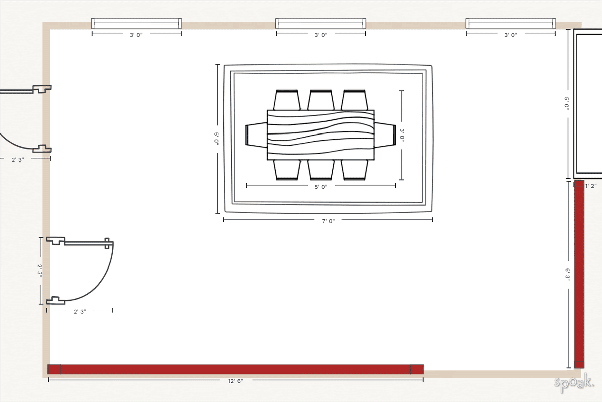 Large Kitchen Layout designed by Kelsea Armstrong