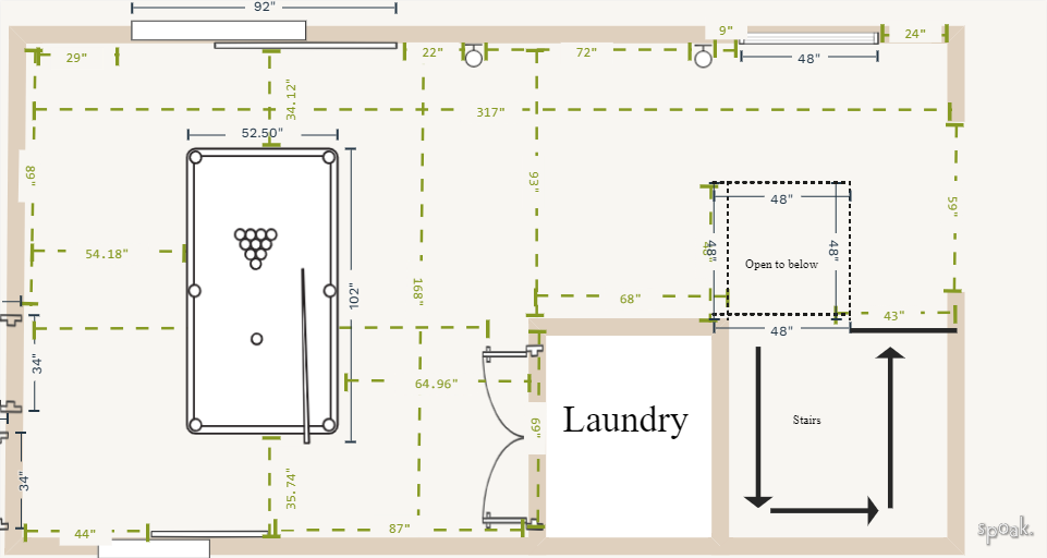 Hallway Plan designed by Sarabeth Smith