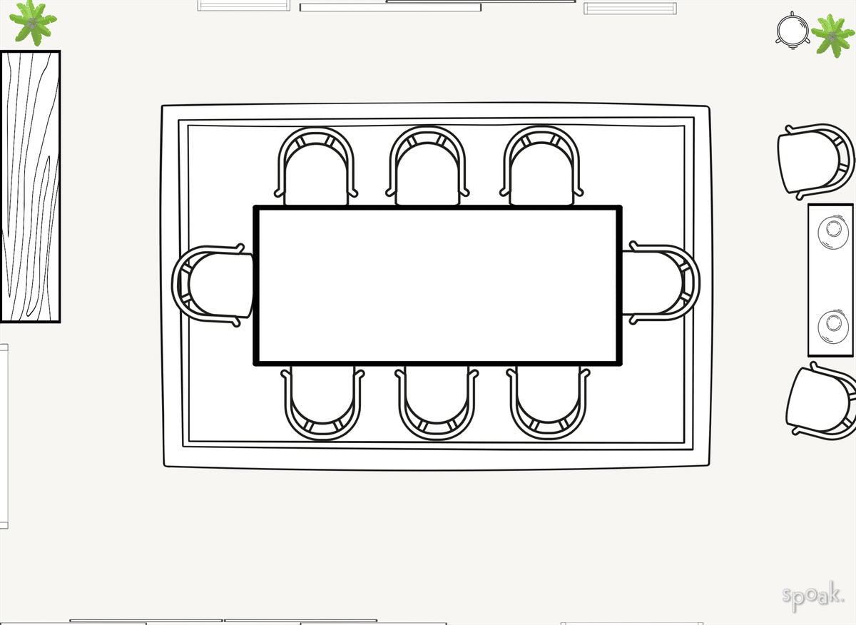 Den Floor Plan designed by Mehr Hamid