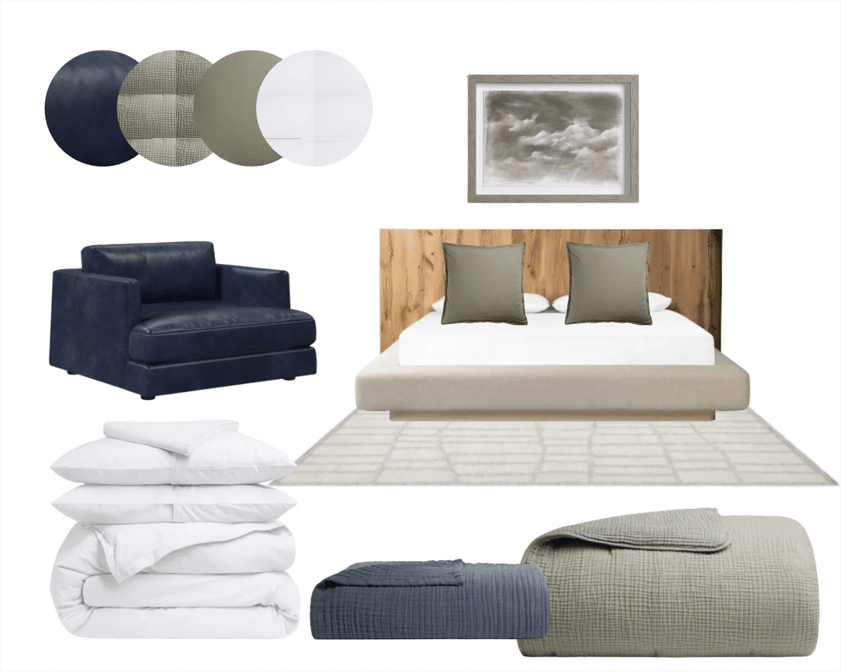 Primary Bedroom Mood Board designed by 29thStreet-BoulderCO Parachute