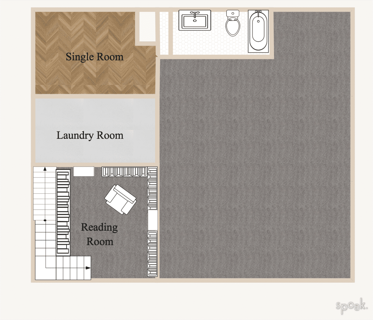 Bathroom Layout designed by DaLynne McCurrach