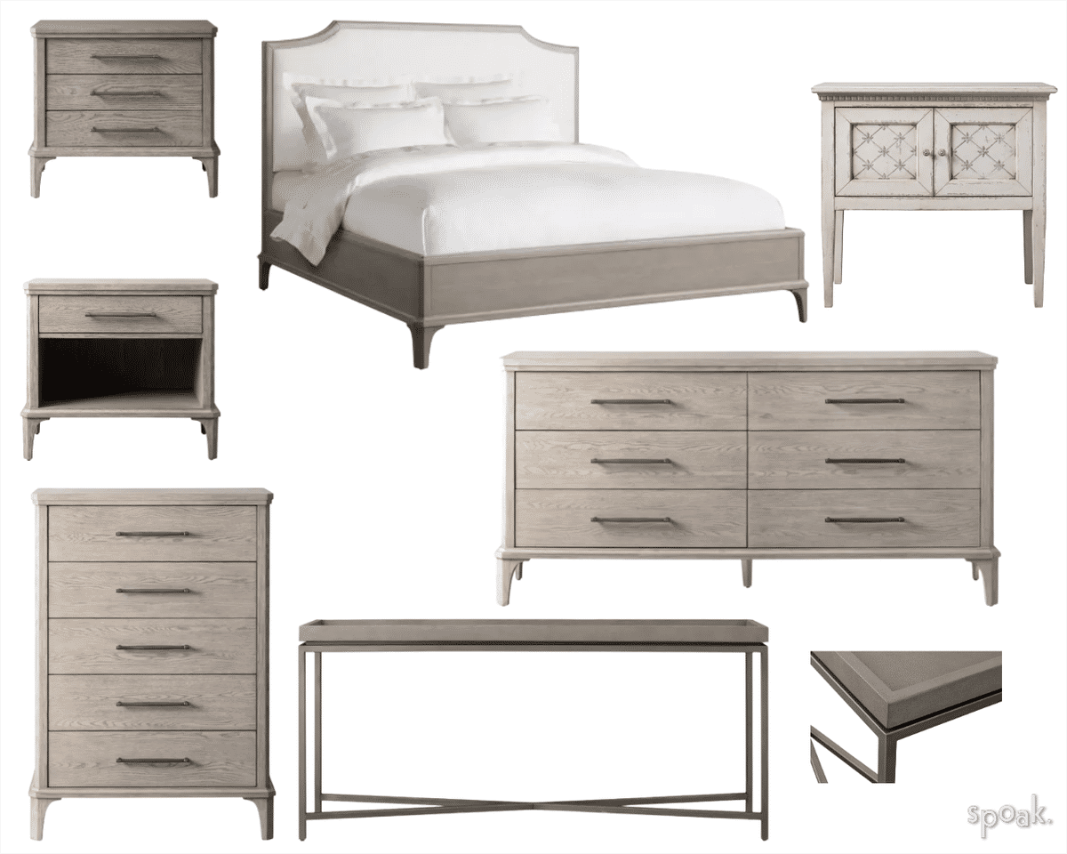 Primary Bedroom Mood Board Arhaus St Martin designed by Joseph Coffman