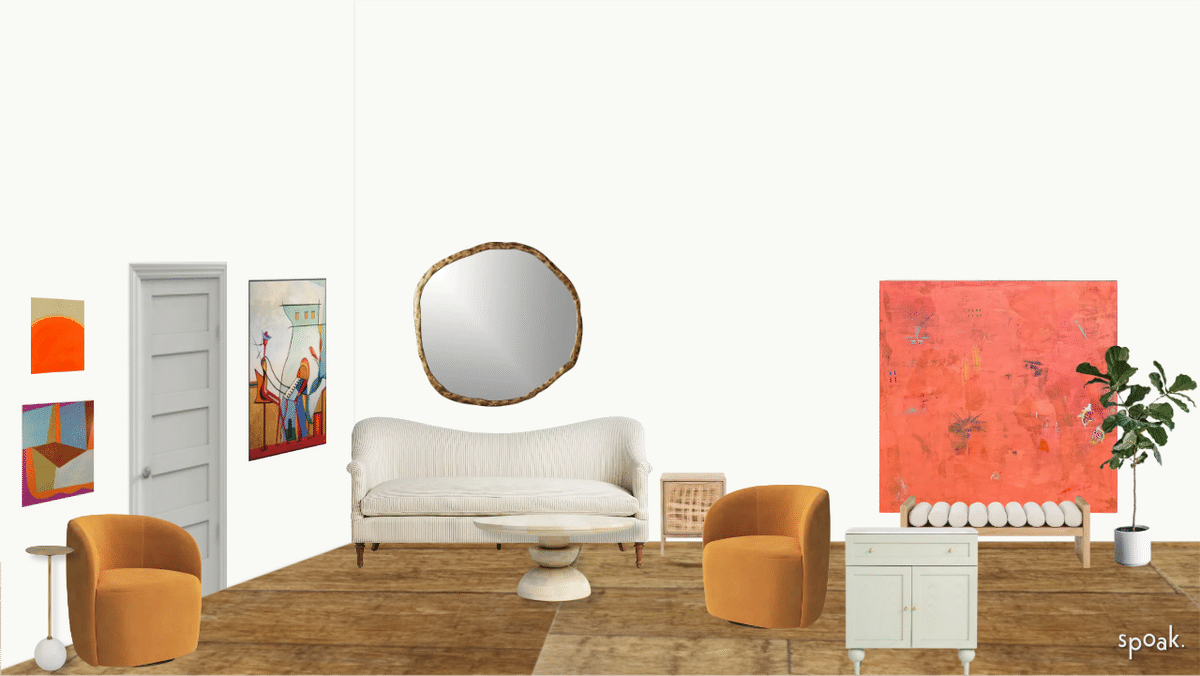 Living Room/Hallway designed by Shannon Major