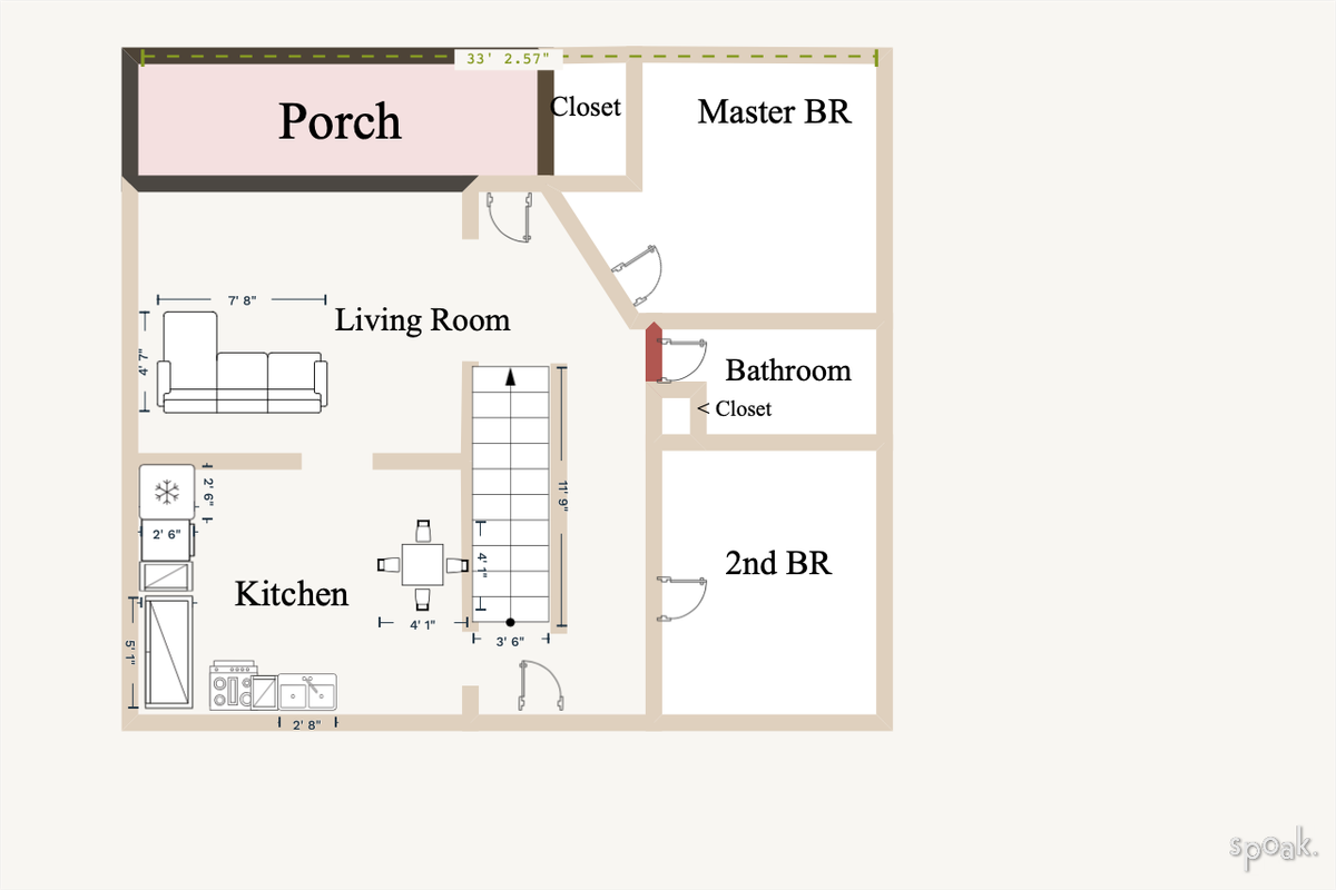 Kitchen Layout designed by Tia Regitz