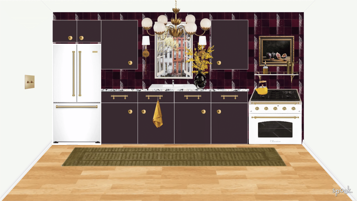 Kitchen designed by Kara Harvey