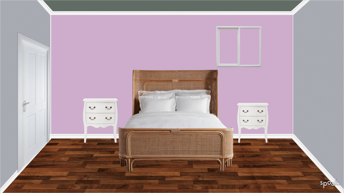 Bedroom designed by Preetha Jayakumar