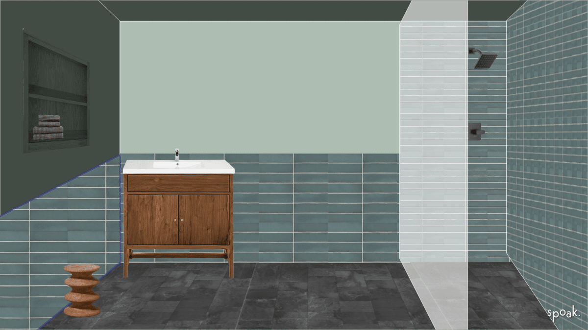 Primary Bathroom designed by Bilmary De La Cruz