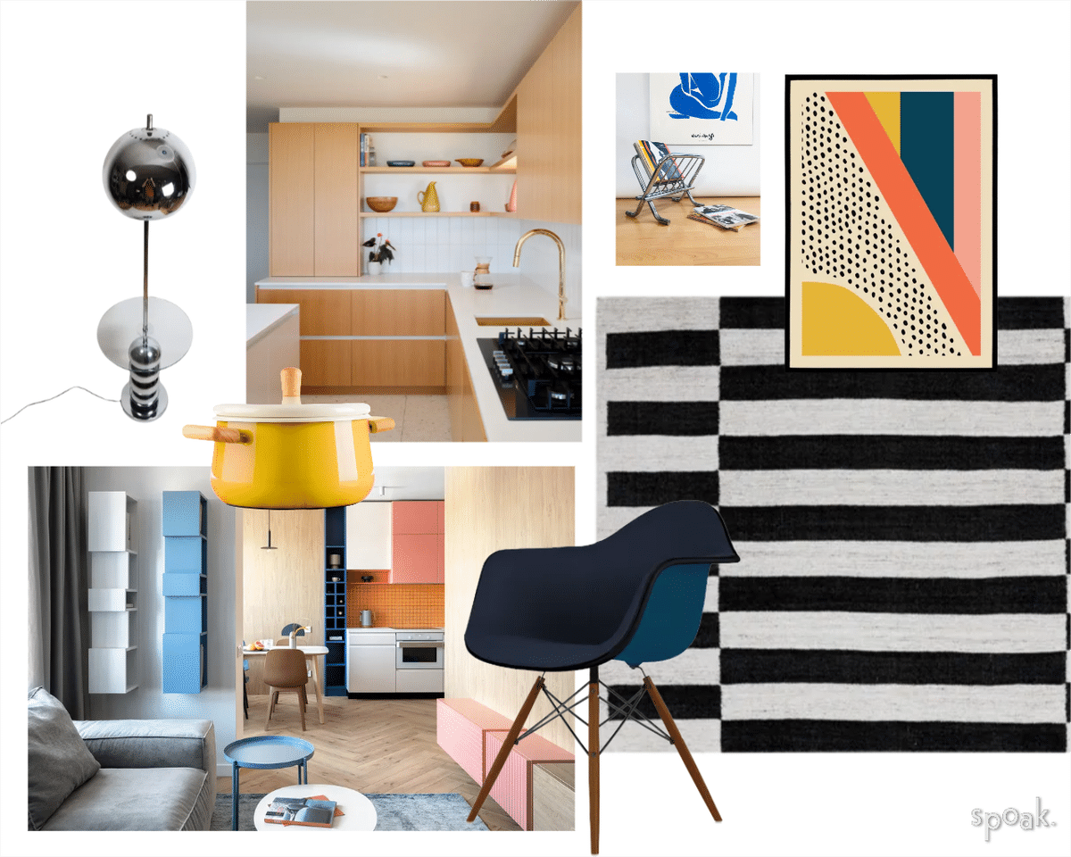 Modern Mood Board designed by Shannon Stucke