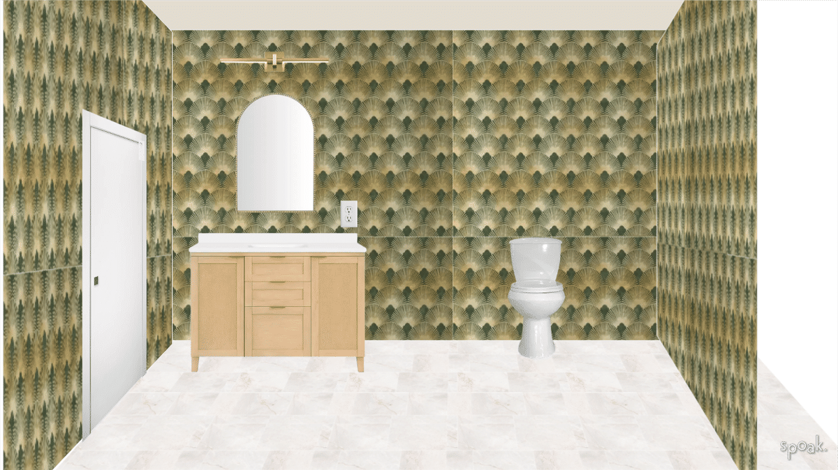 Guest Bathroom designed by Sandy Auren