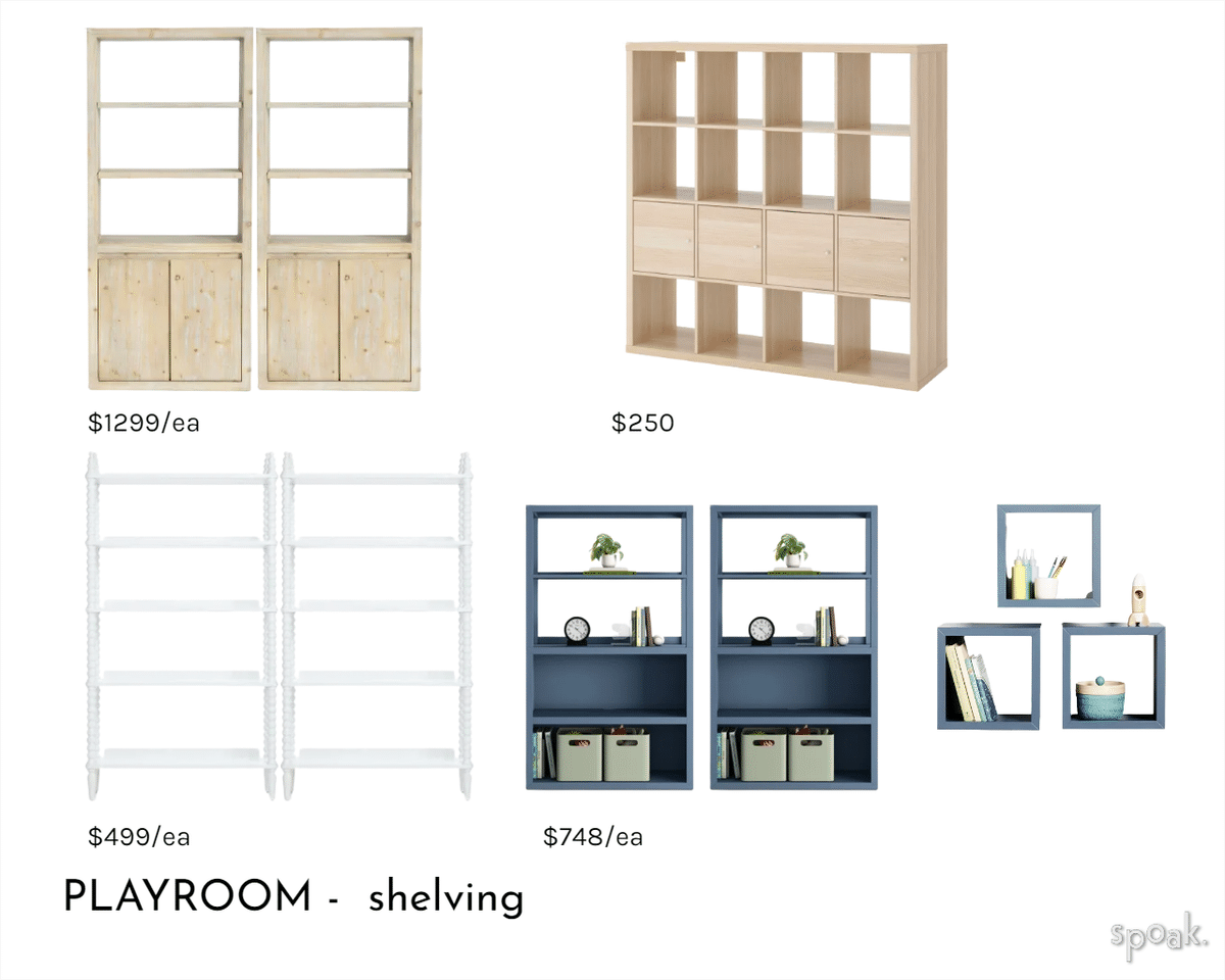 Playroom products designed by Kacey Dillier