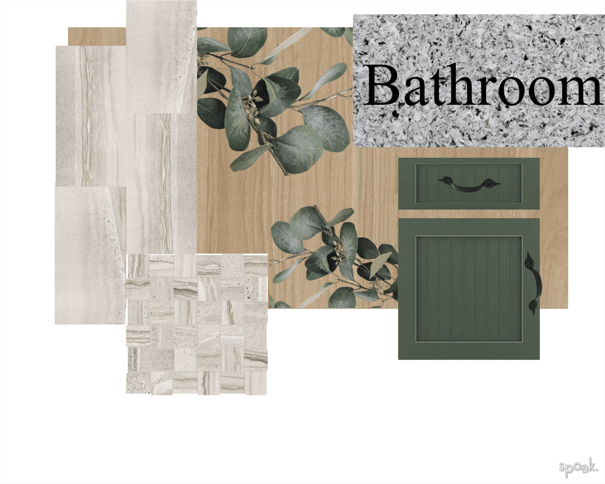 Coretec Pierpoint Walnut - Bathroom Design designed by Rileigh Florshinger