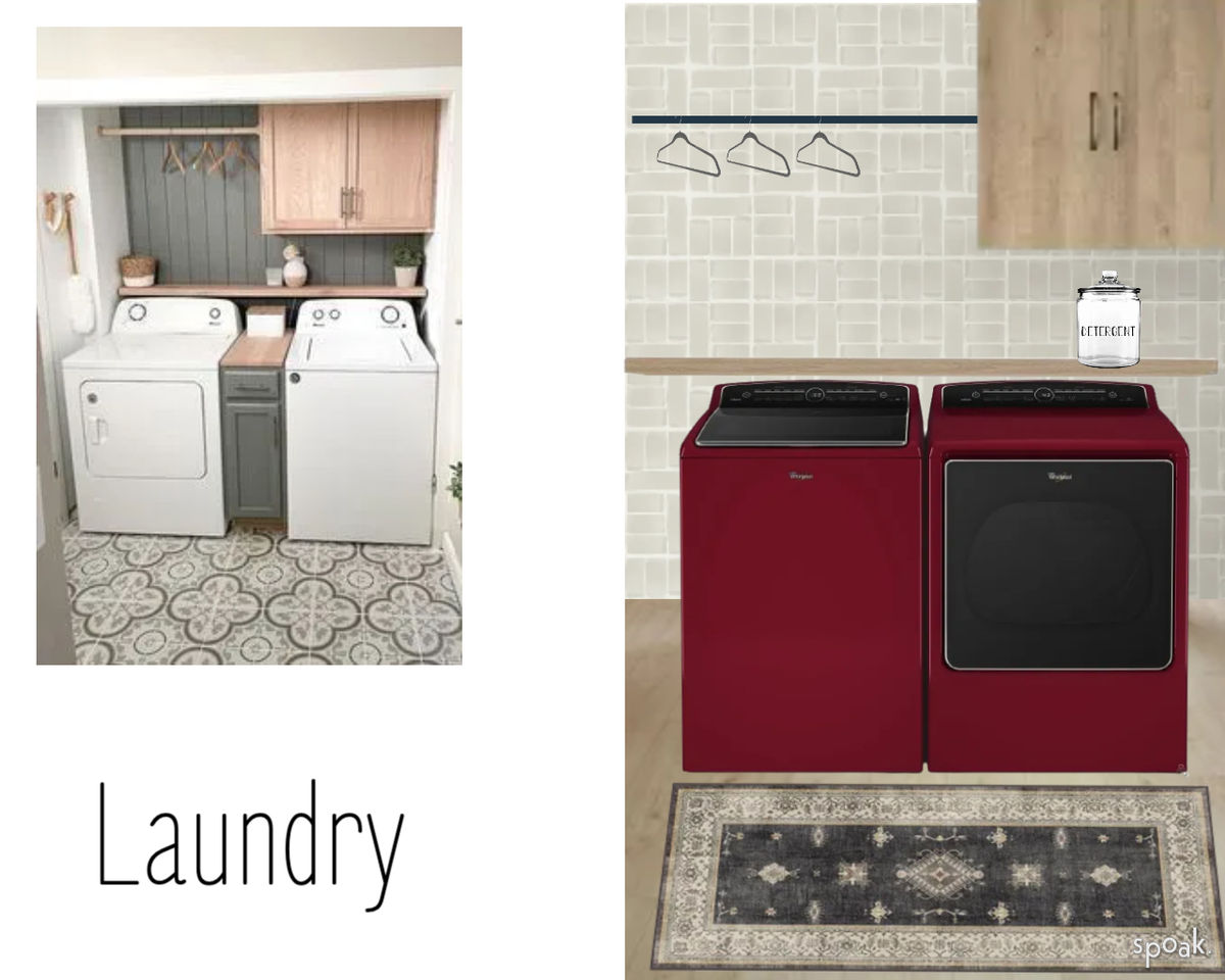 laundry room designed by Bethany Stults