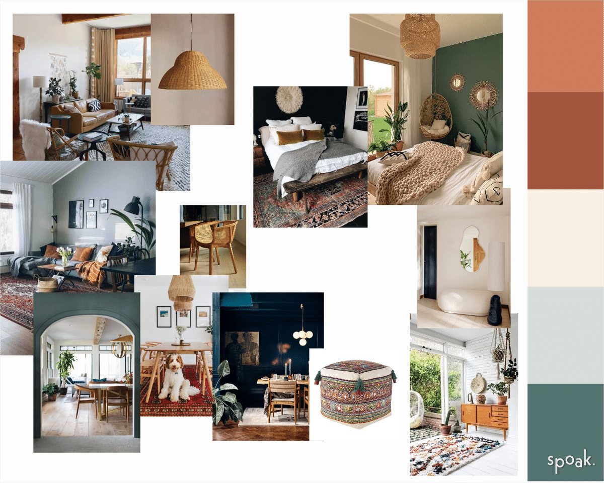 Place of Peace Mood Board designed by Kristine Duran