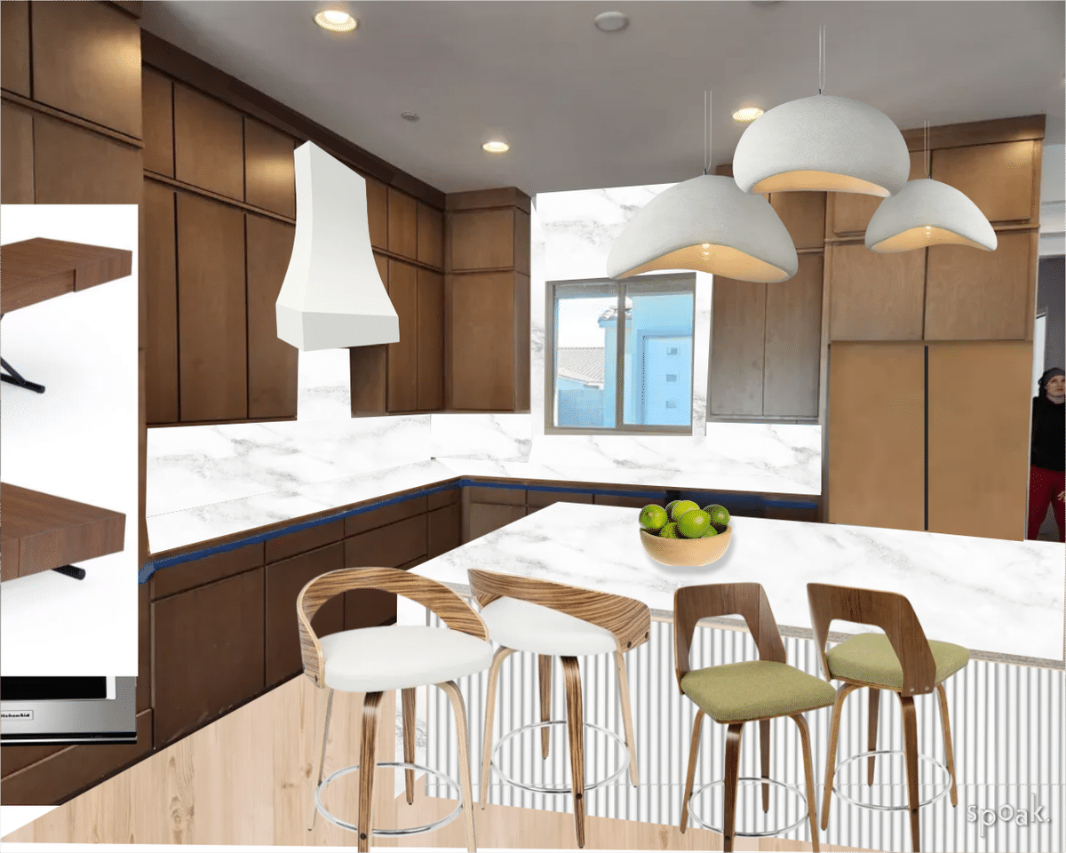 Kitchen designed by Heather Aoun