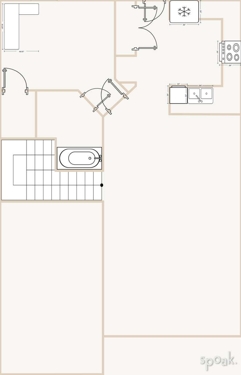 Basement Plan designed by Ben Shead