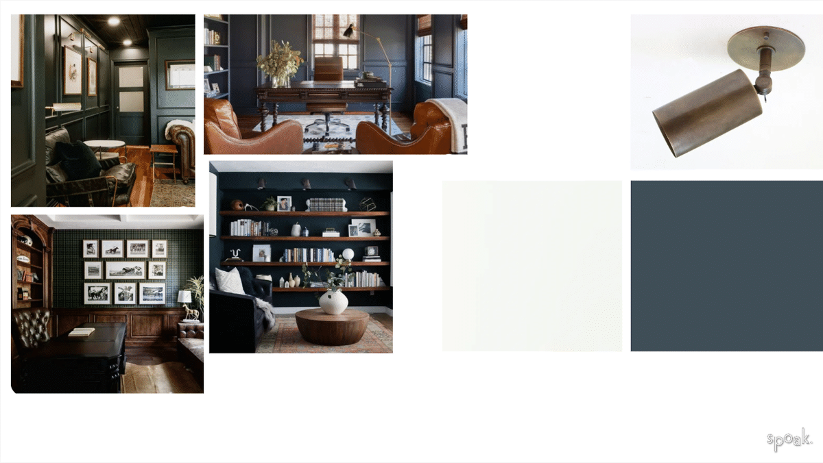 Basement Mood Board designed by Catherine Hooper