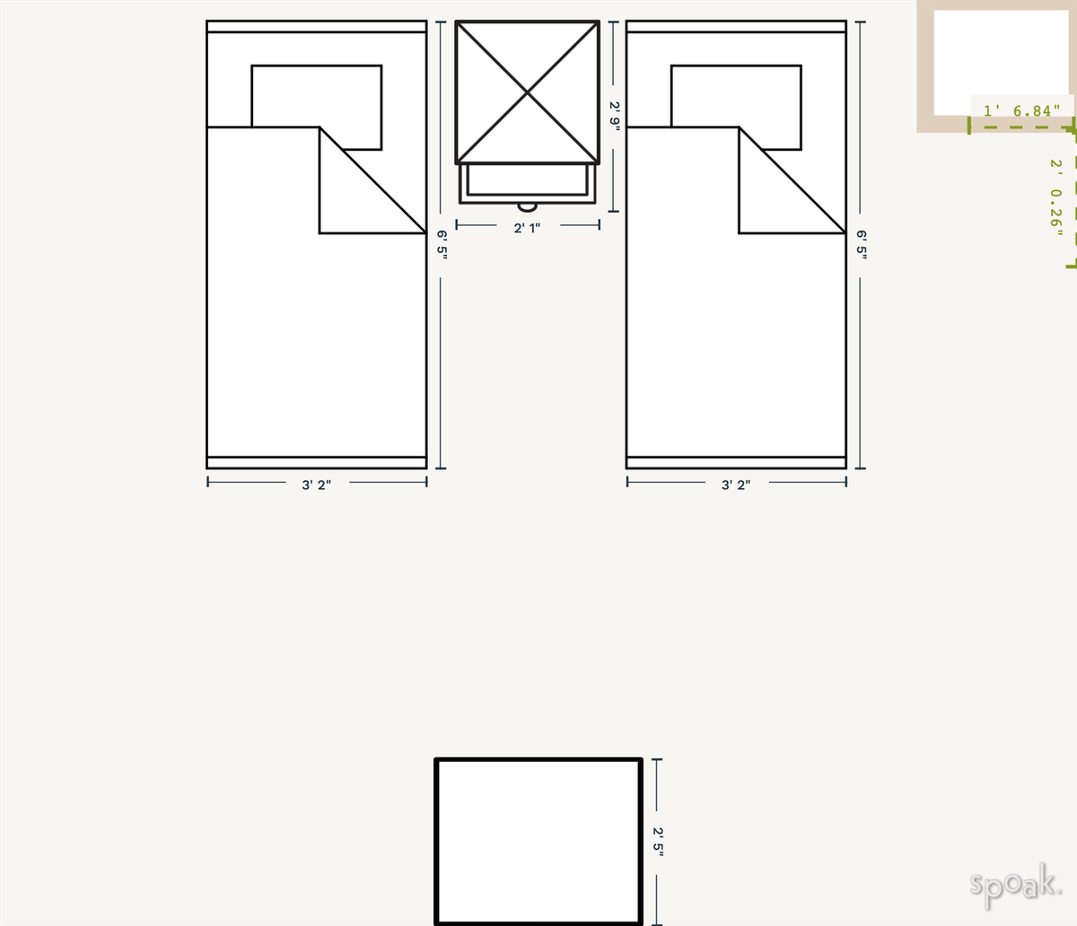 Bedroom Floor Plan designed by kris theil