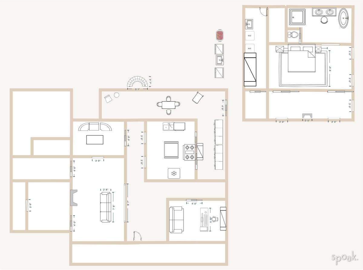 House Floor Plan designed by sarah spagnola