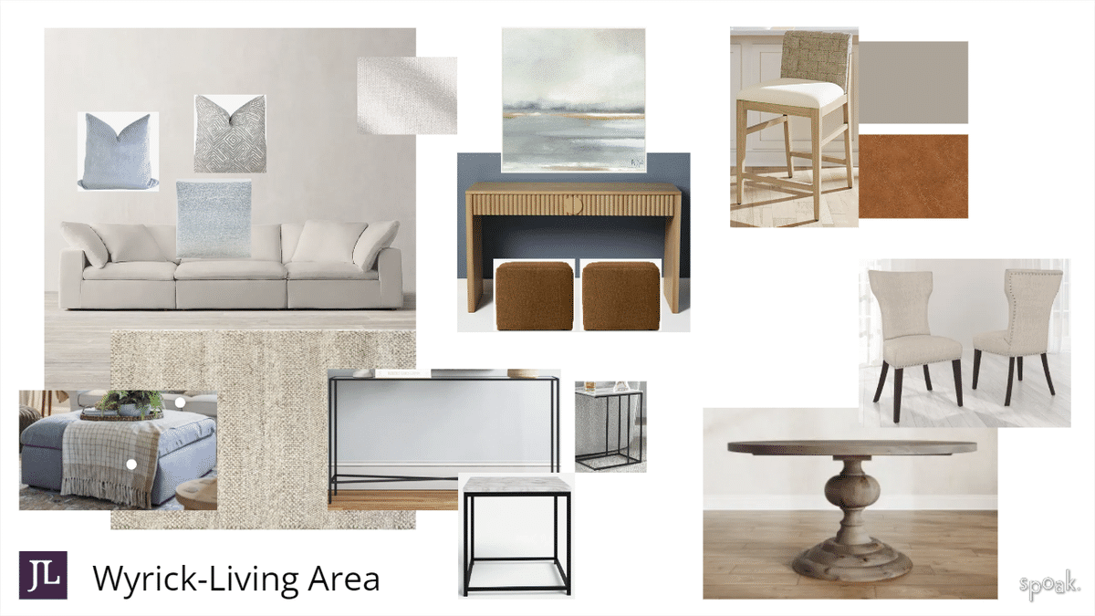 Living Area Final designed by Jessica Letourneau