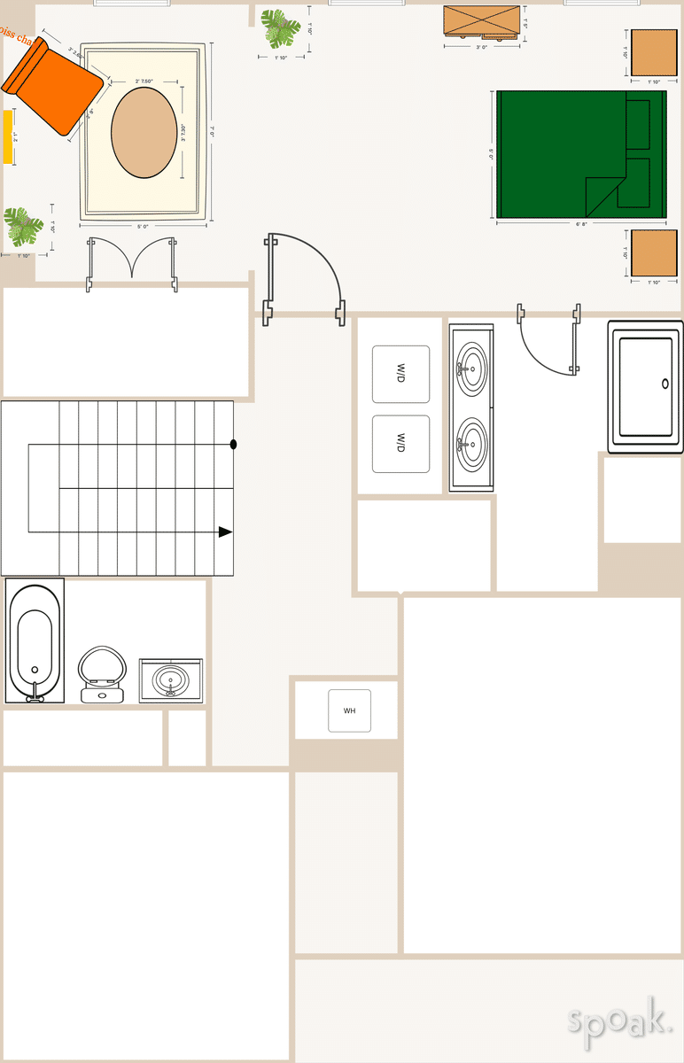 Bathroom Layout designed by Ben Shead