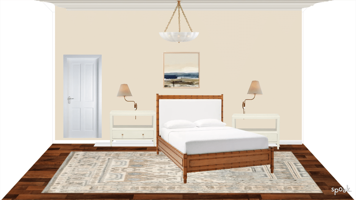 Bedroom designed by Barbara H Scott