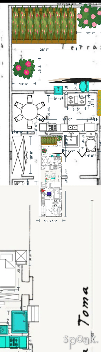 Basement Floor Plan designed by Renee Santalo