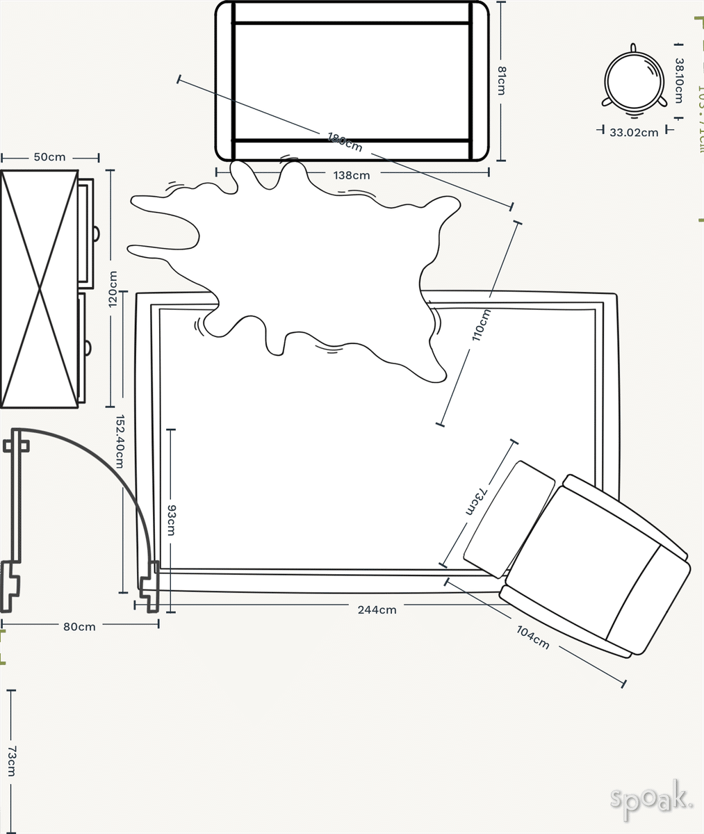 Nursery Layout designed by Nora Garcia