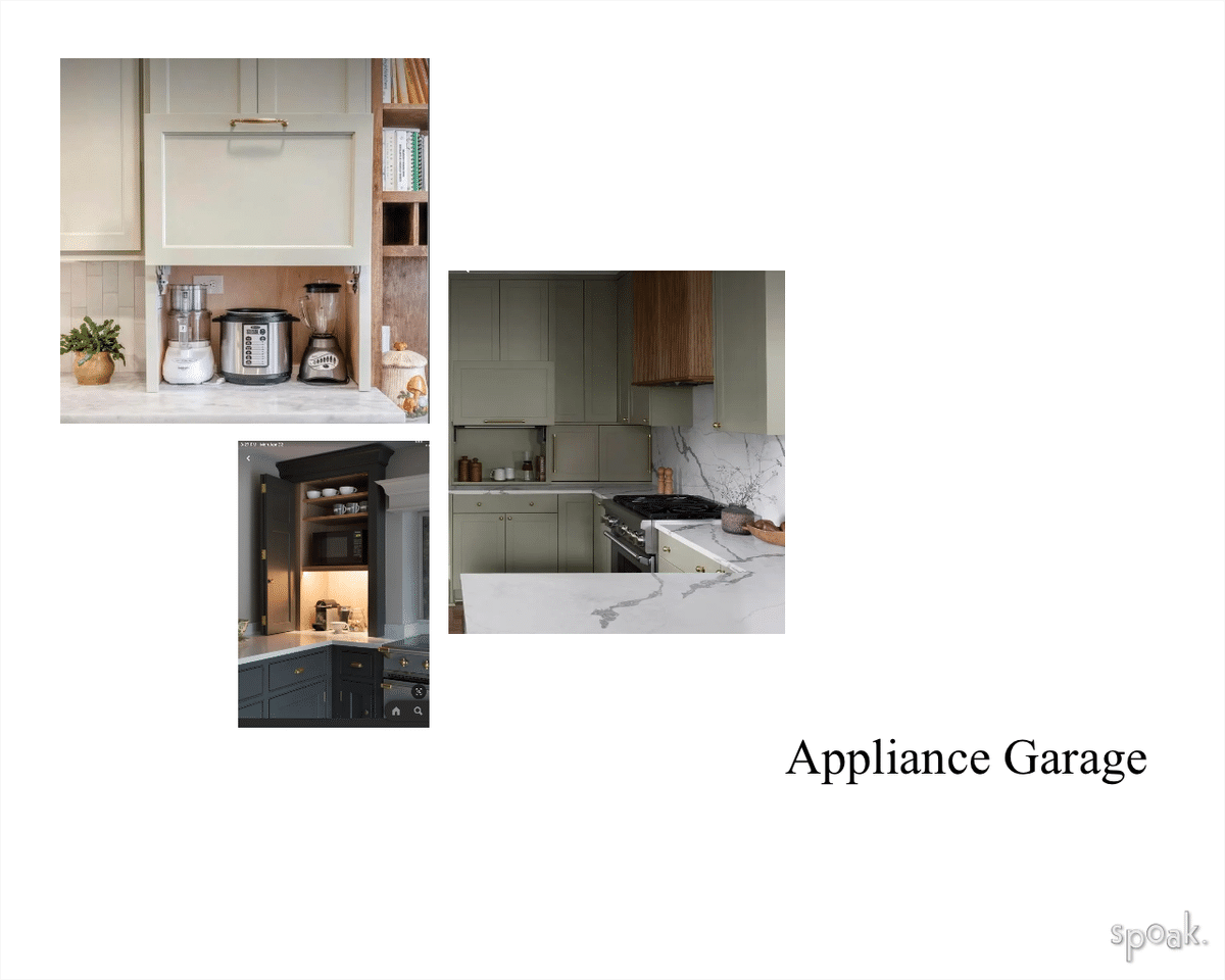 Appliance Garage Inspo designed by Brittany Vink