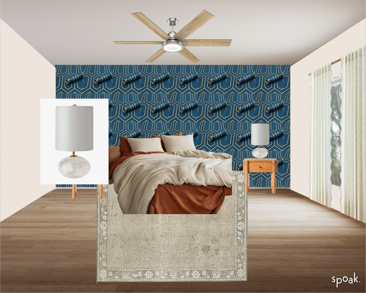 Guest Bedroom designed by Sarah Sanville