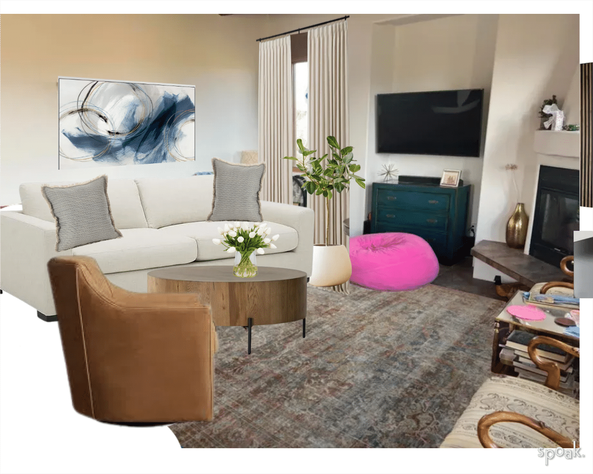 Living Room designed by KATHERINE ECK