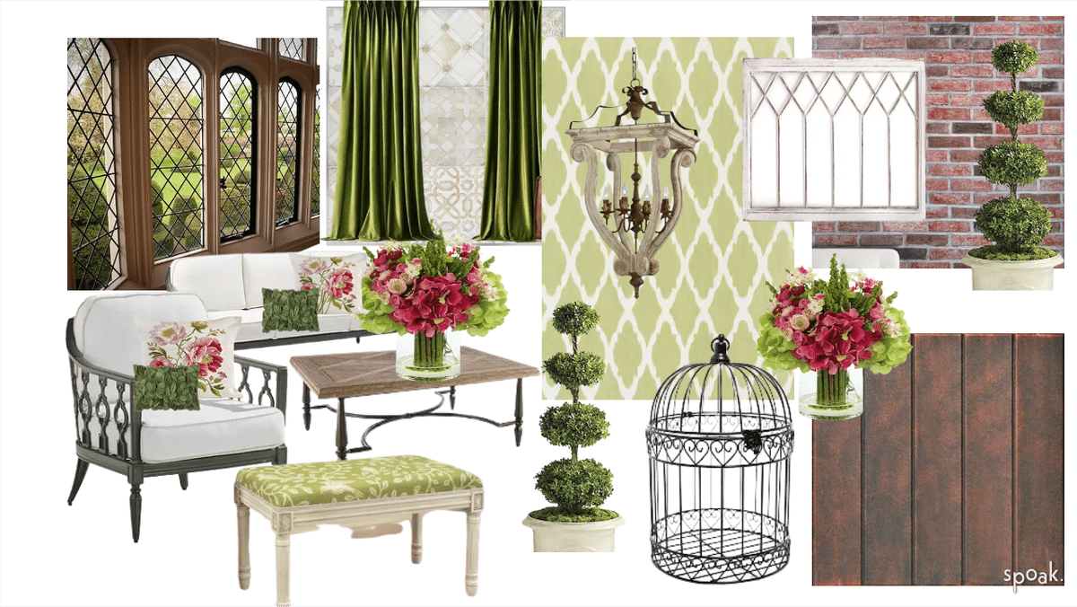 Living Room Mood Board designed by Denise Savary