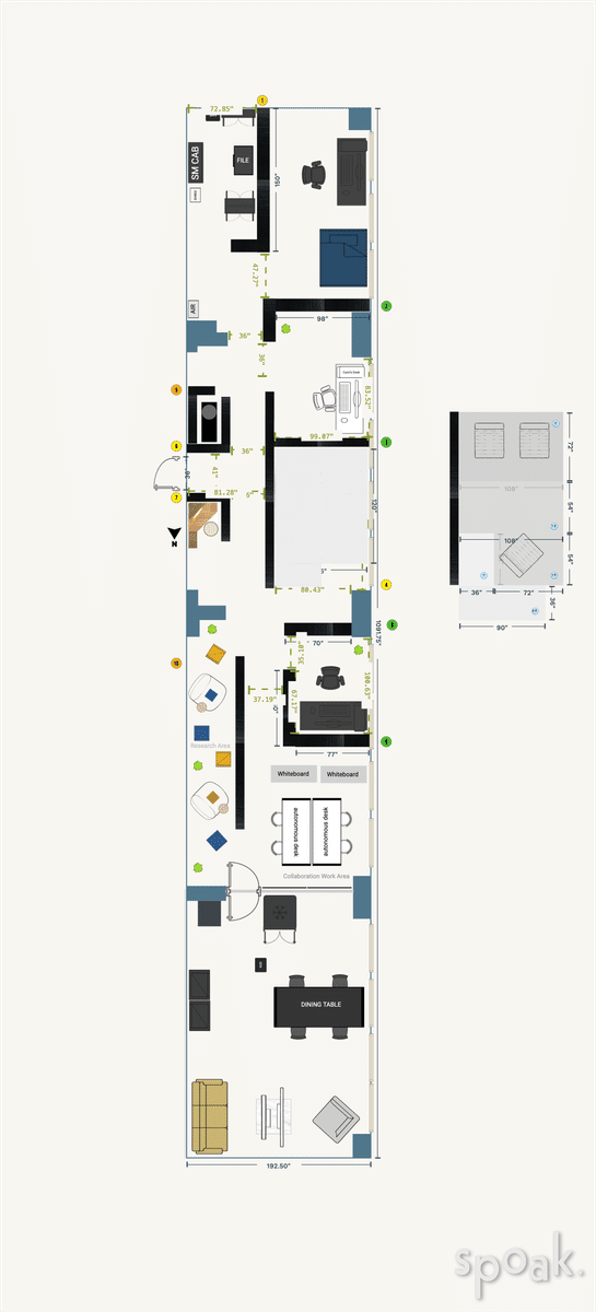 Office Plan designed by Bunny Banowsky