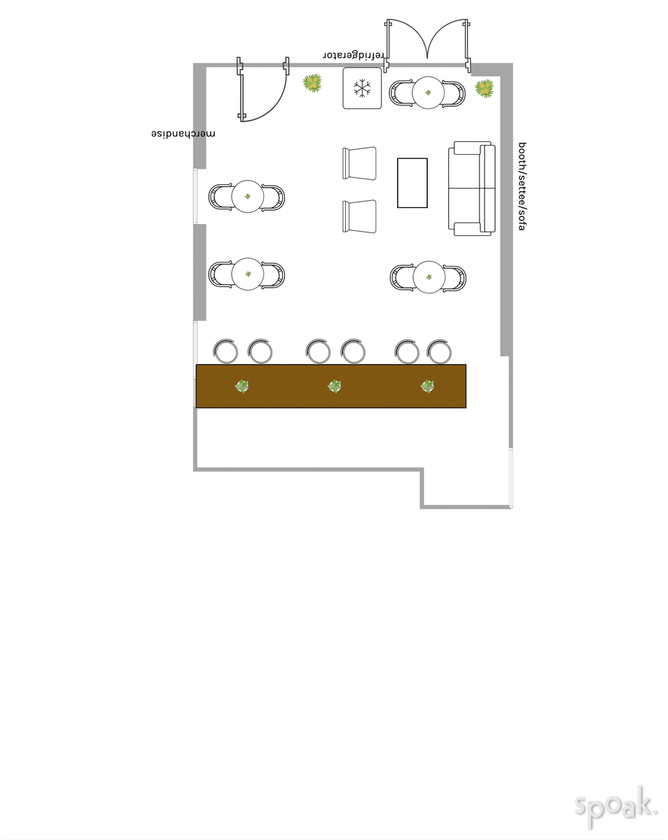 Kitchen Layout designed by Jessica Lim