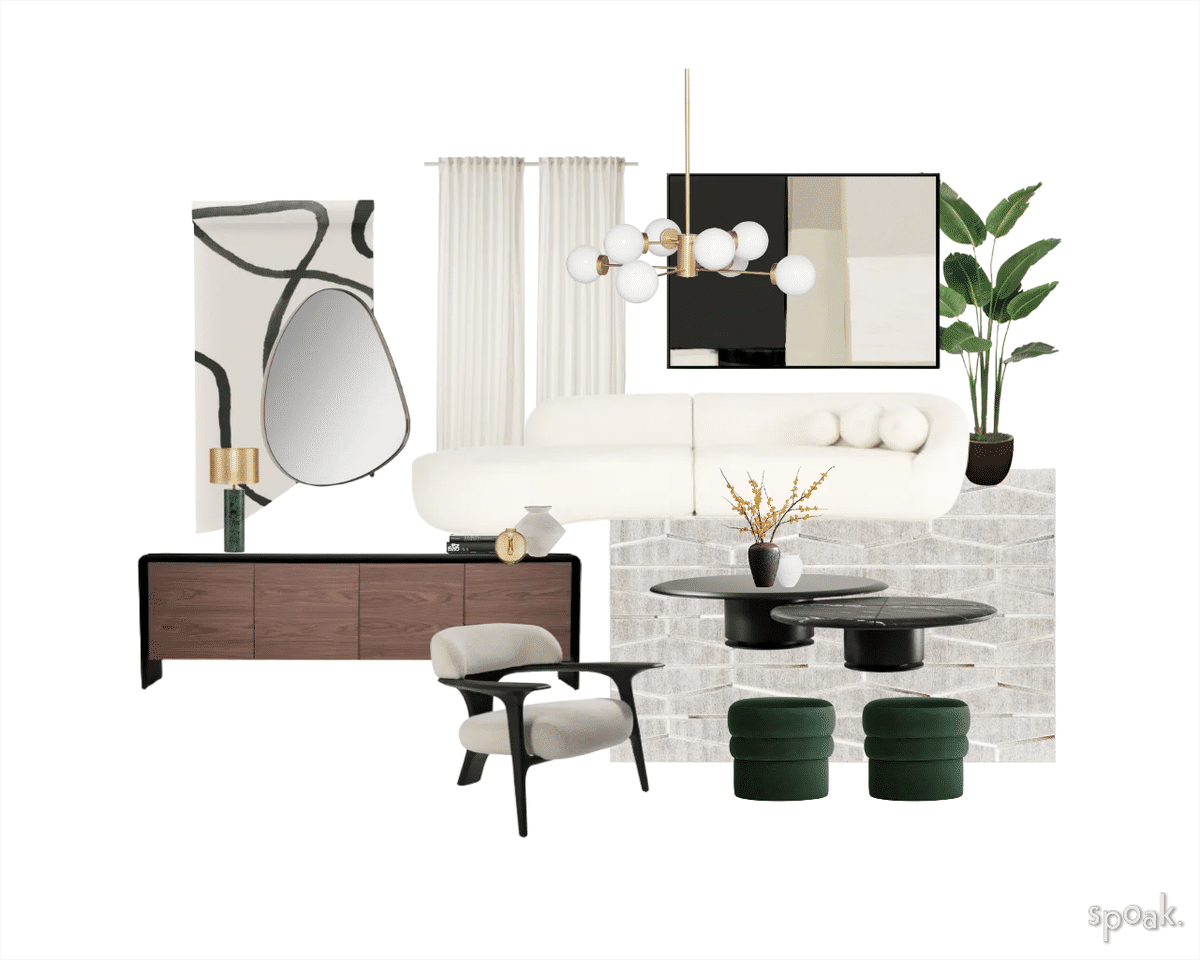 Primary Bedroom Mood Board designed by Victoria Urribarri