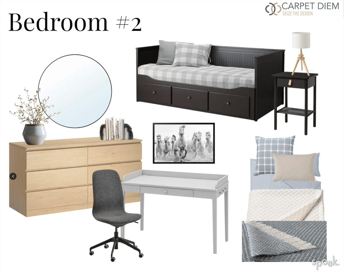 Bedroom Mood Board designed by Natalie Routt