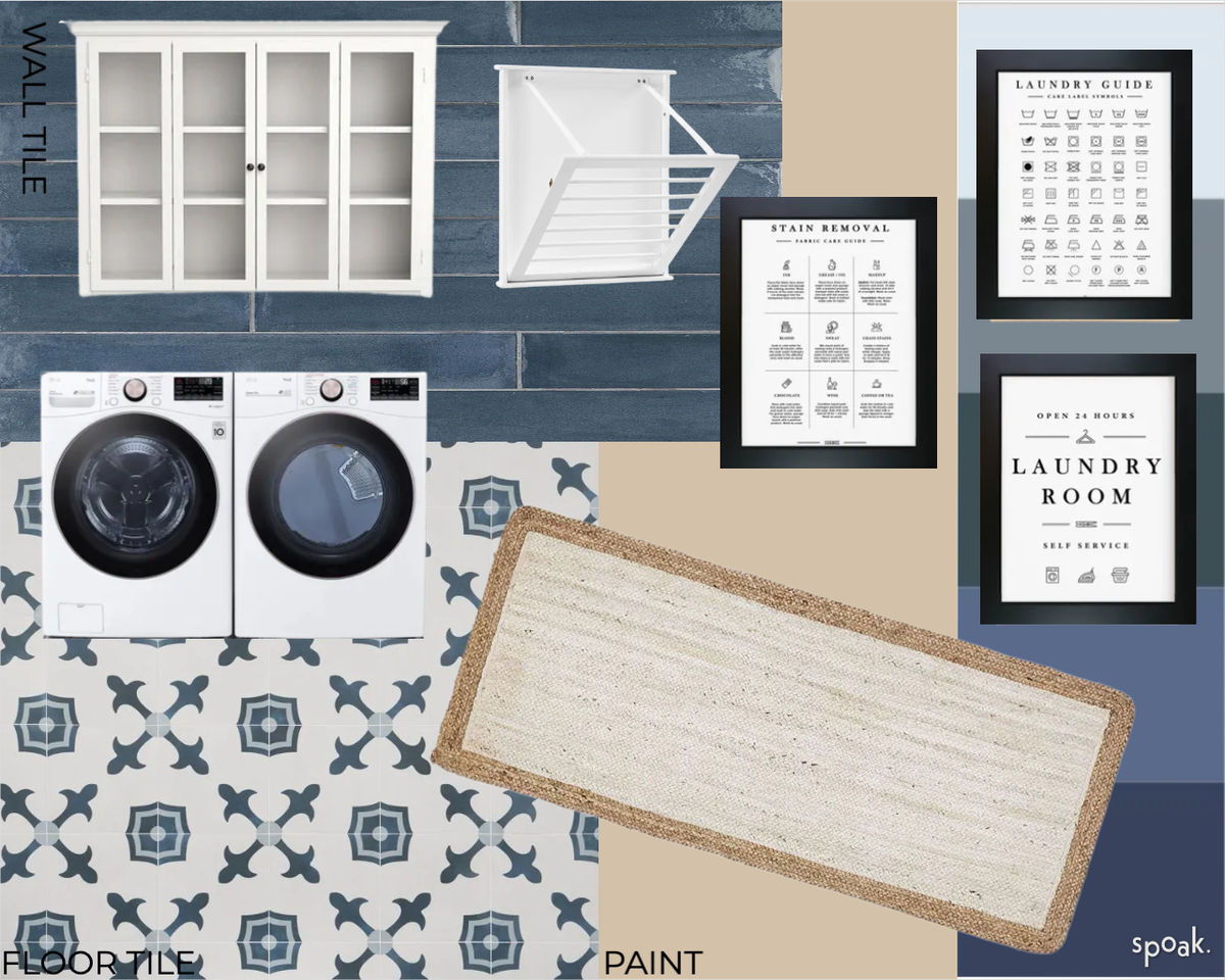 Laundry Room designed by Kathryn Hoopes