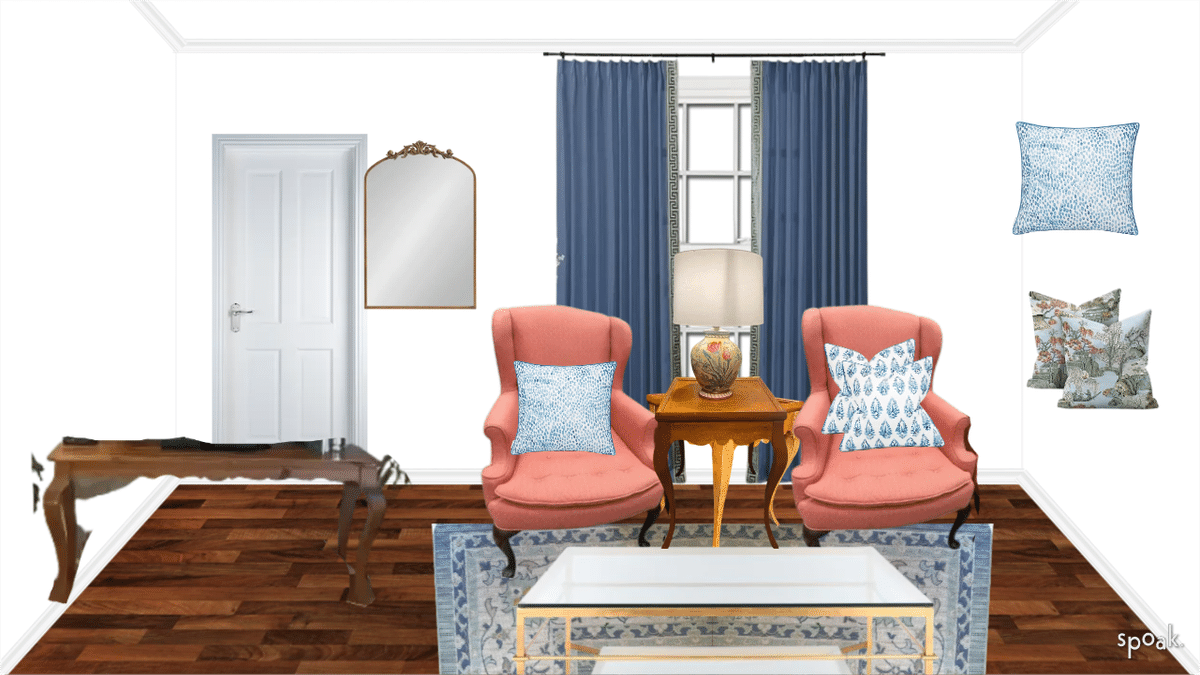 Living Room designed by Blaire Gremillion