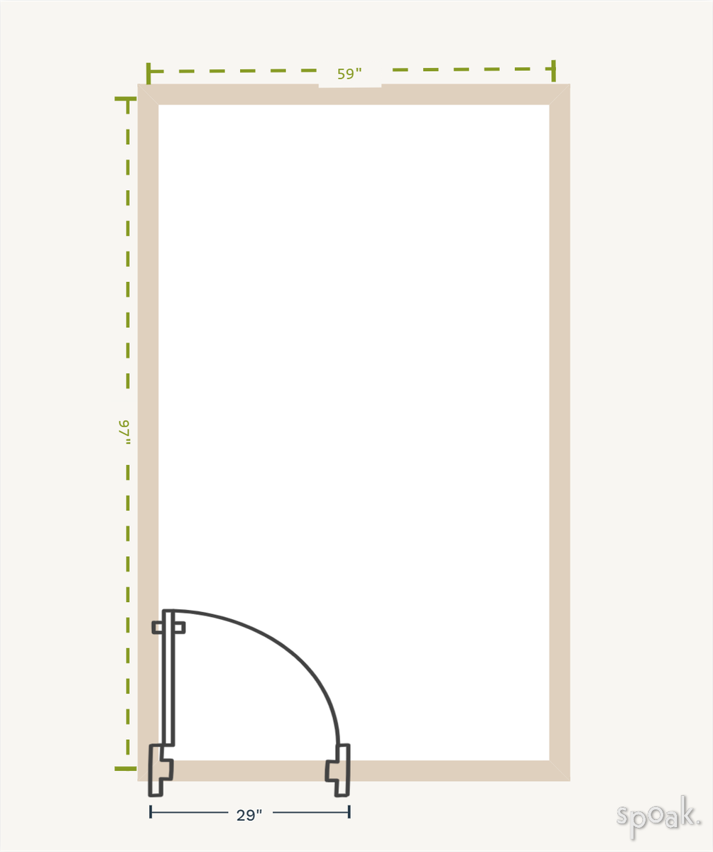 Bathroom Plan designed by Christin Rhodes