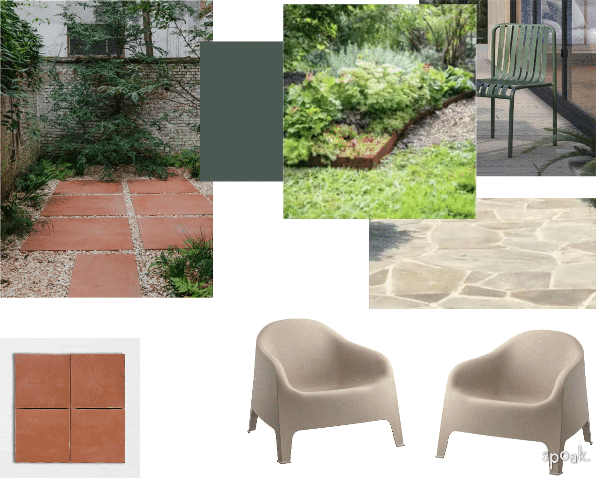 Outdoor Mood Board designed by Shellie Kemp