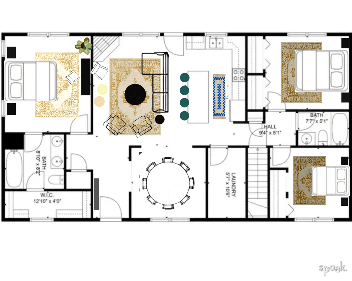 First Floor Plan designed by Channing Nichols