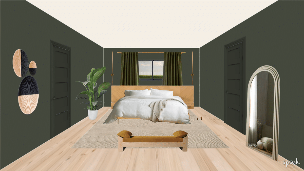 Primary Bedroom designed by Samantha Starr