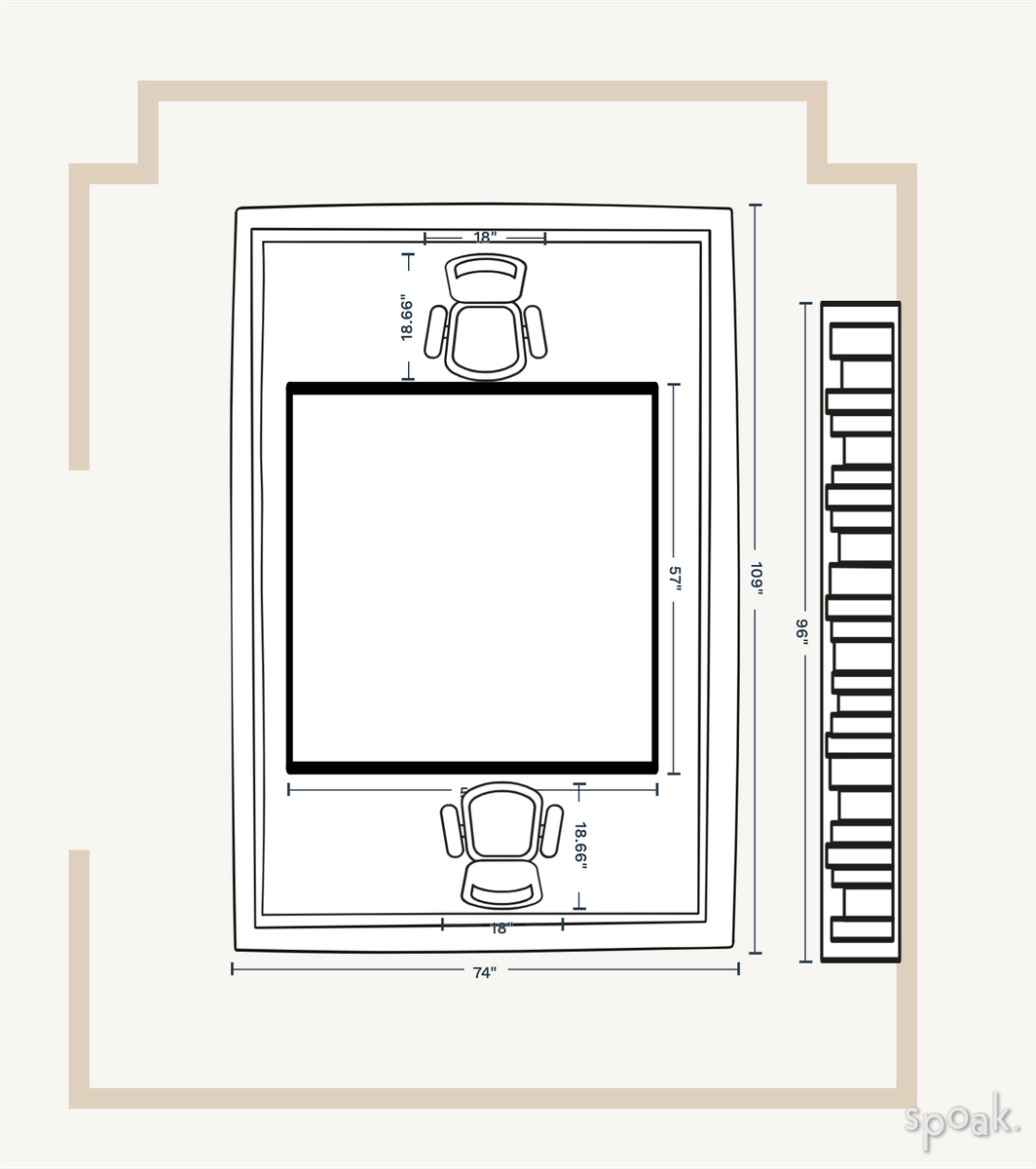 Office Plan designed by Jordan Samson