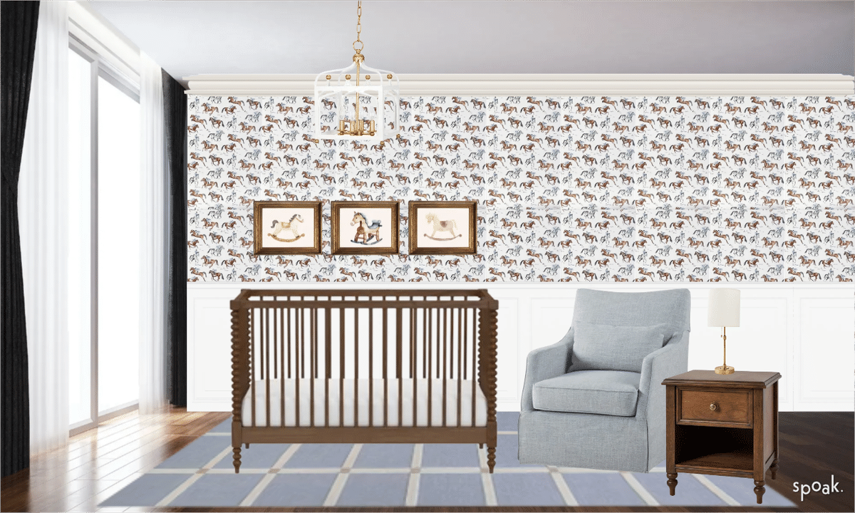 Nursery designed by Hebe Montealegre